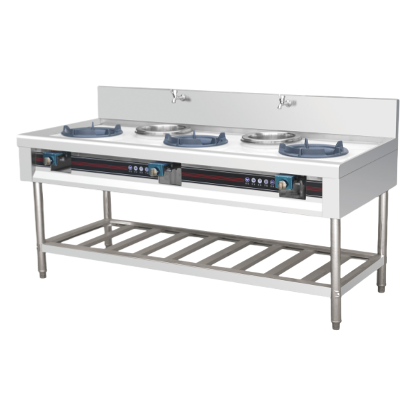 Three-Fry And Two-Temperature Stove Stand