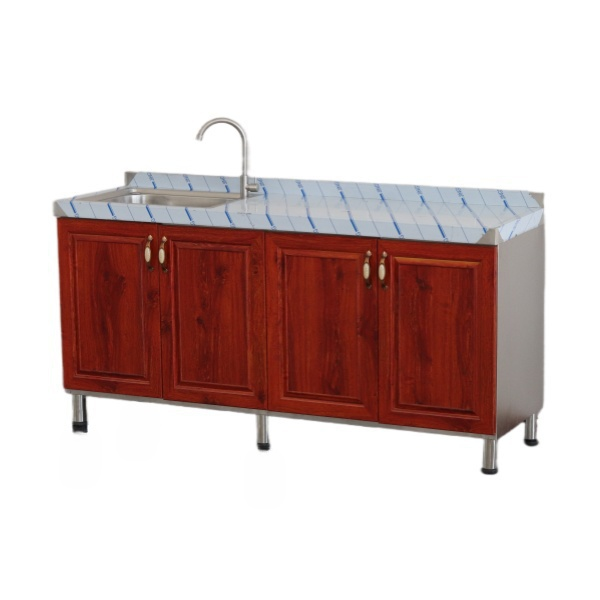 Round Corner Water Stop Stainless Steel Countertop
