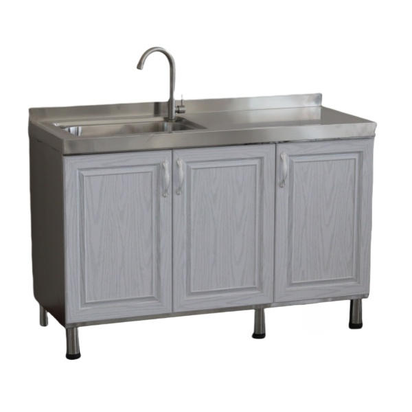 Round Corner Water Stop Stainless Steel Countertop